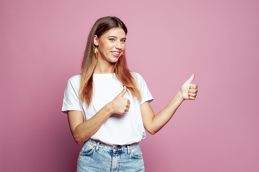 bigstock-Cheerful-Hipster-Woman-In-Whit-452976541.jpg thumbnail image of blog post dental facts and findings on dental damage prevention